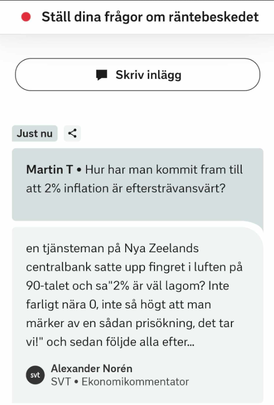 Fingerluftat Inflationsmål