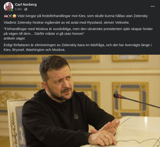 Zelensky I Vägen För Fred