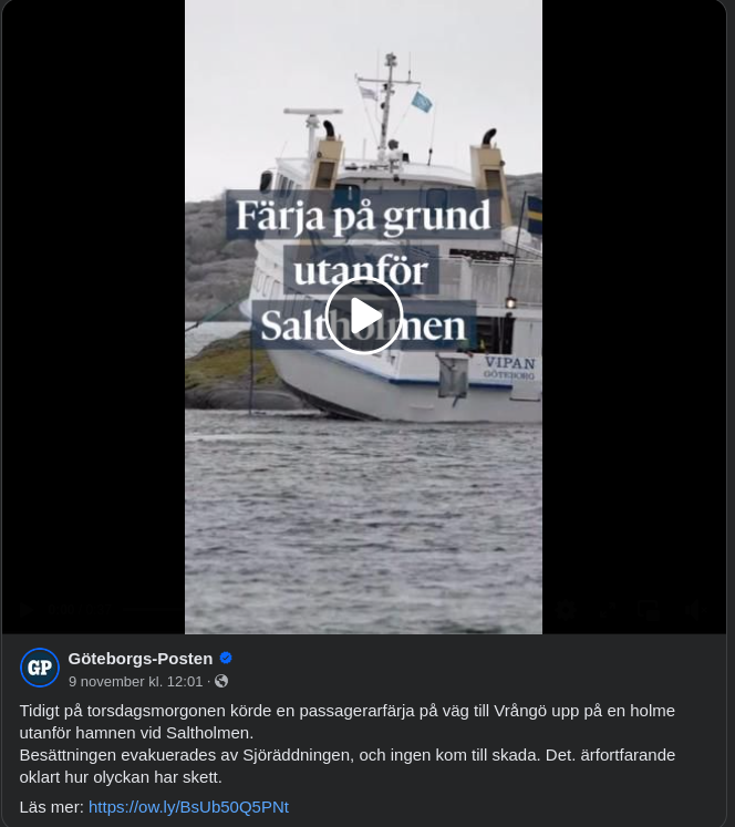 Grundad Göteborgsfärja