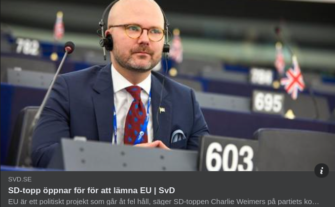 SD-Topp För EU-Lämnande