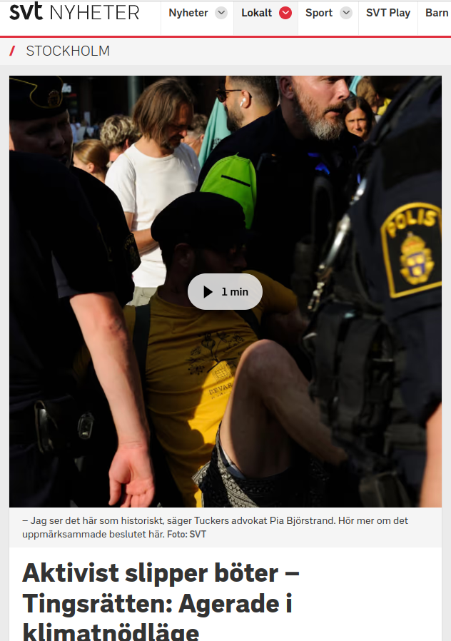 Klimatnödslägefriad Aktivist