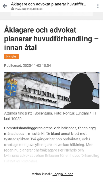 Huvudhandlingsplanerande Innan Åtal