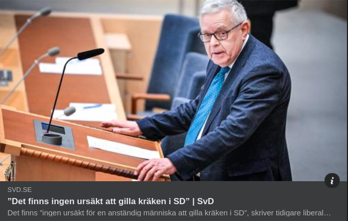 Svensk Politik Utan Djup Stat