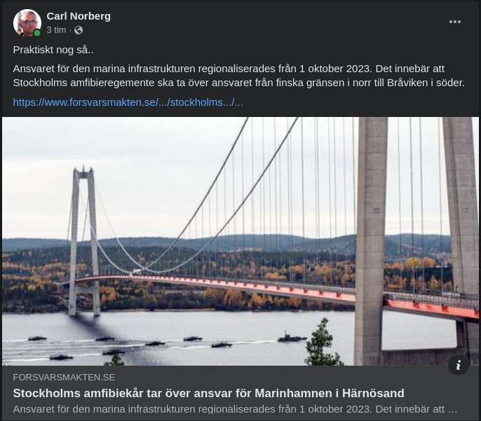 Marint Infrastruktursansvarsövertagande