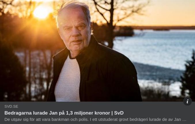 Lite Bedrägeriberättat