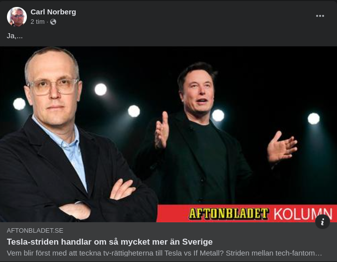 Tesla Handlar Om Mer Än Sverige