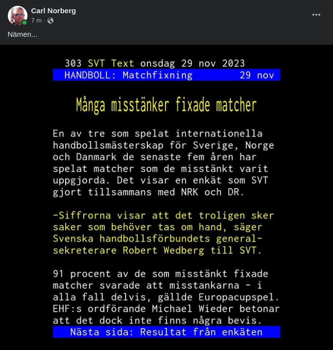 Flerfaldiga Matchfixningsmisstankar