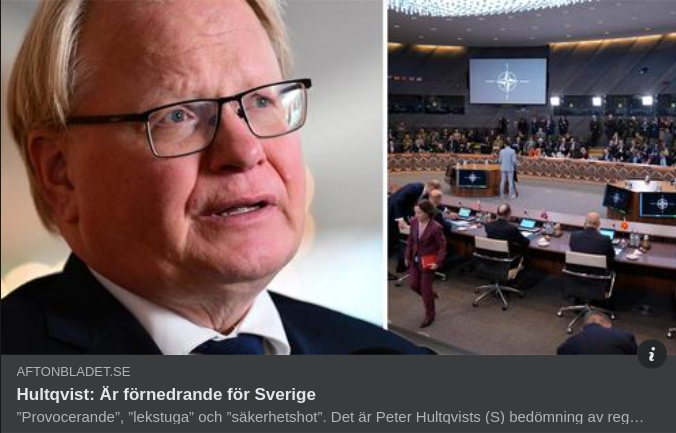 Svenskförnedrande Natohantering