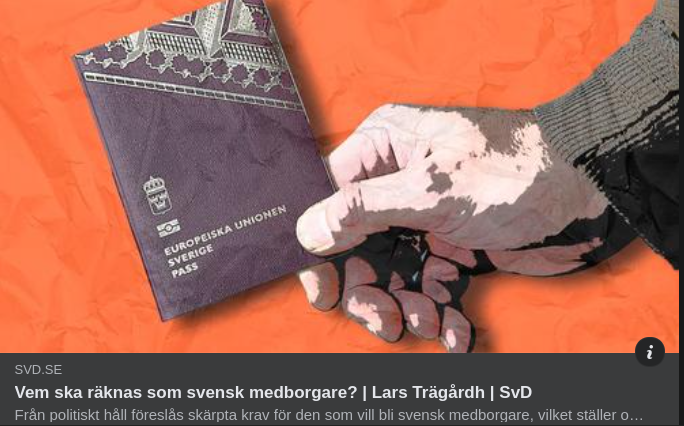 Mänskliga Rättigheter & Medborgarskap I SvD