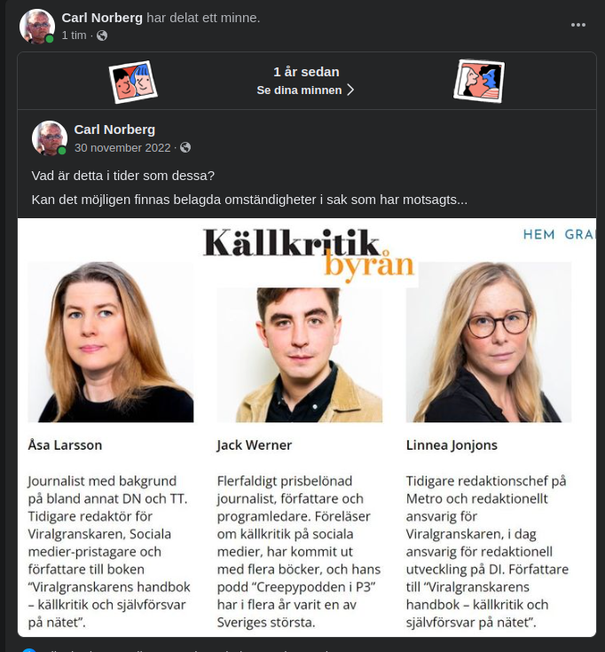 Minne Av Källkritikbyrån