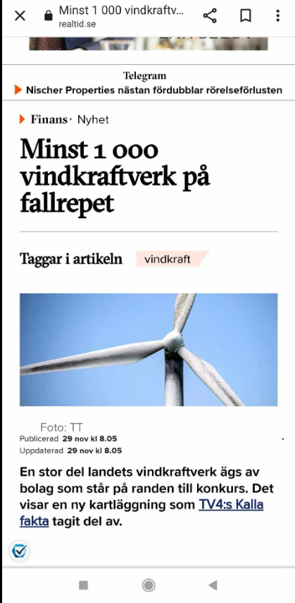 Vindkraftsverk På Fallrep
