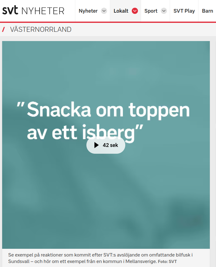 Bilfusksreaktioner I SVT