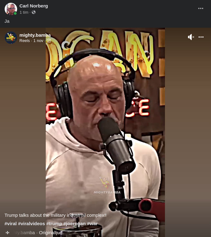 Trump & Det Militärindustriella Komplexet