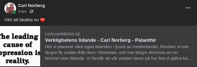 Verklighetens Lidande