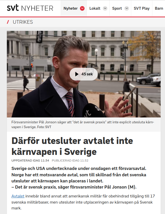 Tempoökande Reflexiv Kärnvapenkontroll