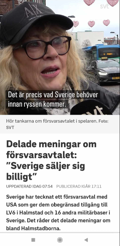 Svenskt Behov Mot Ryssen