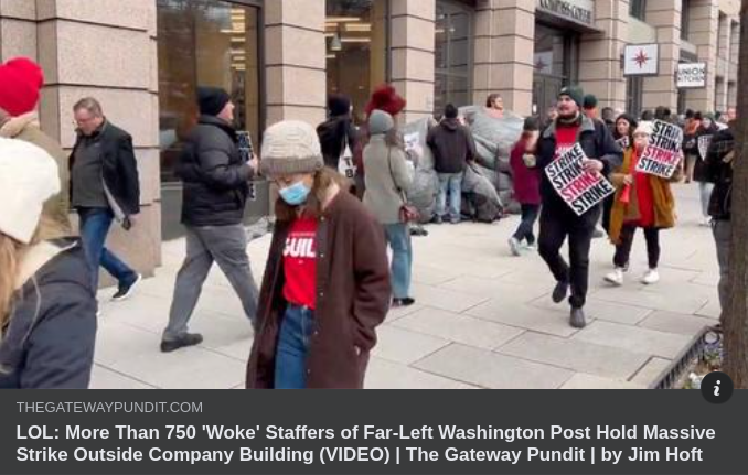 WaPo-Woke Demonstration