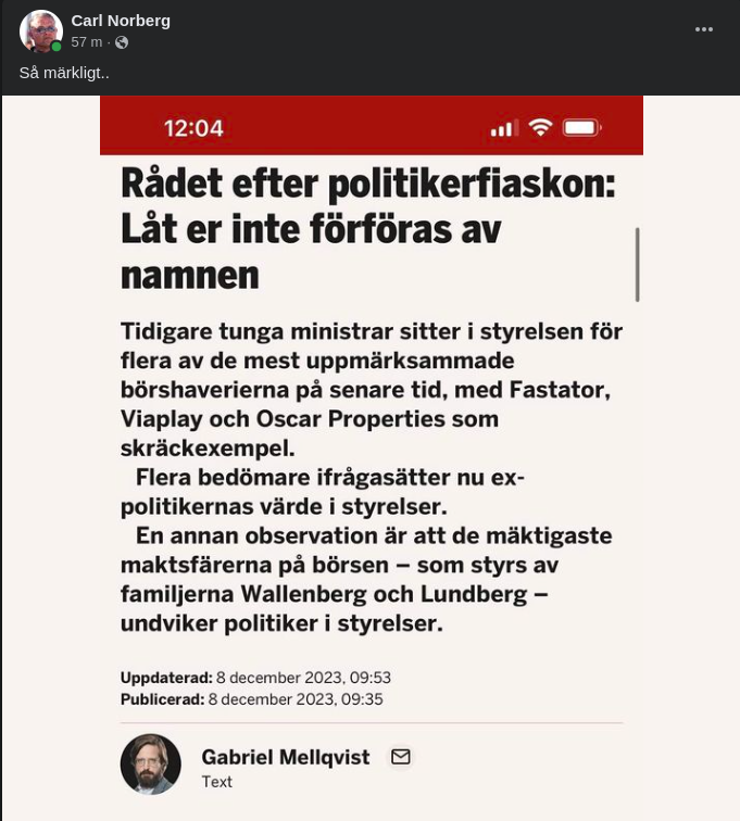 Politiska Styrelseledamöter