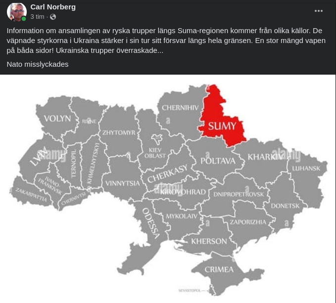 Ukraina Överraskat  I Suma-Regionen
