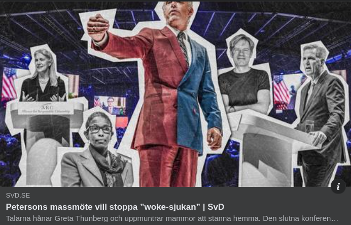 Peterson Vill Stoppa Woke-Sjukan I SvD
