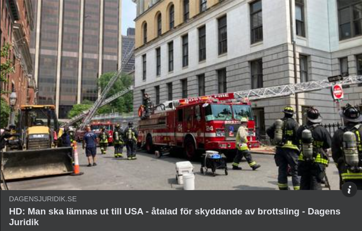 HD: Man Ska Lämnas Ut Till USA