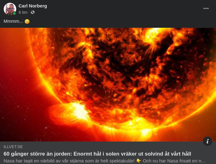 Solvindsproducerande Storhål I Solen