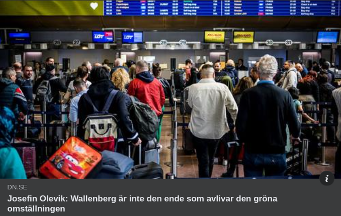 Begreppet Grön Omställning Avlivat I DN