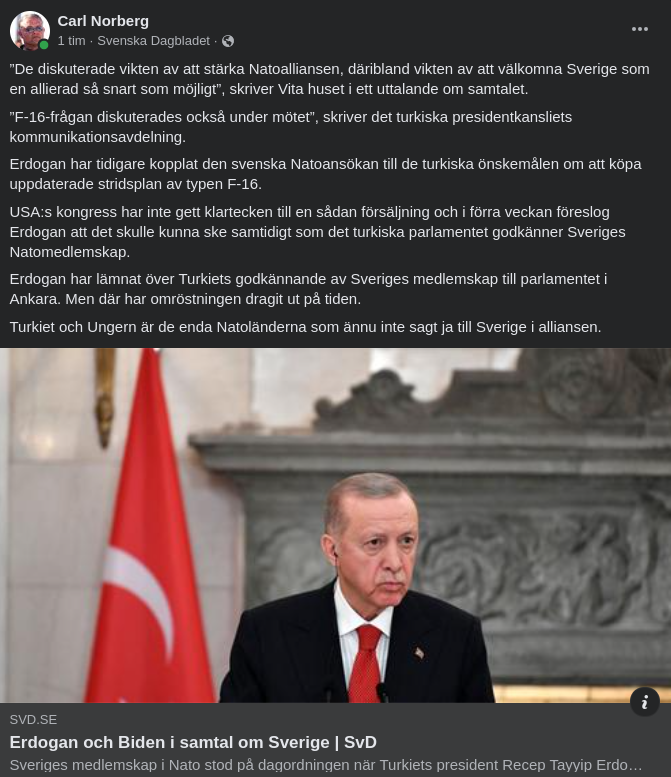 Erdoğan Pratar Sverige Med Underlivsporslinet