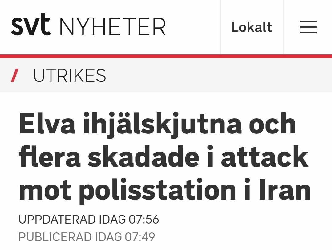 Polisstation I Sydöstra Iran Attackerad