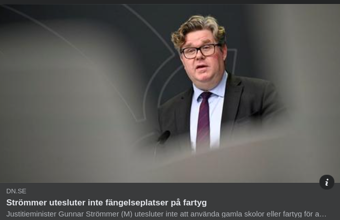 Fängelseplatsletande Justitieminister