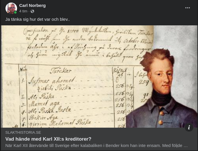 Karl XII:s Kreditorer