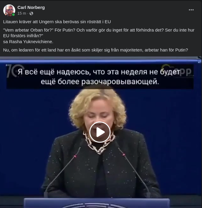 Putinarbetande Orban?..