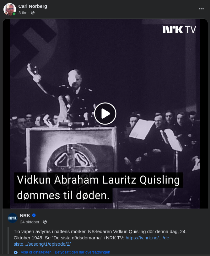 Norsk Förrädardöd