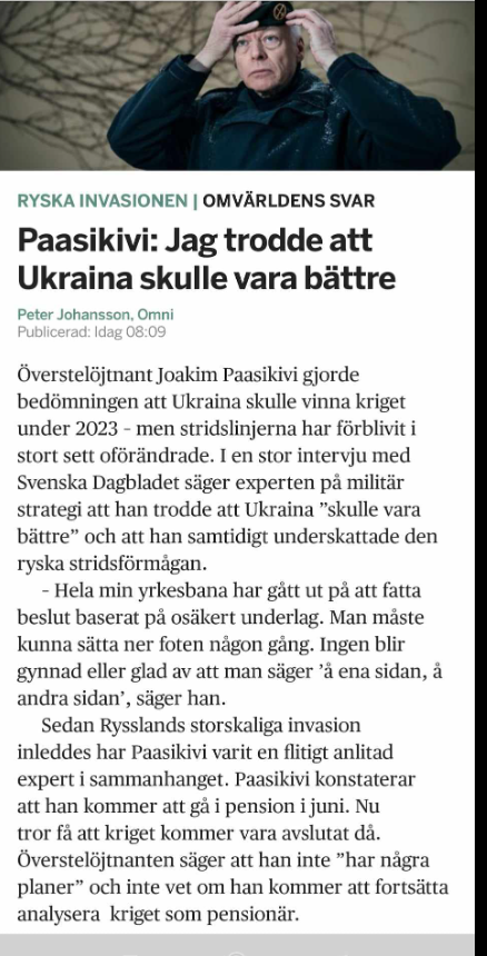 Pension För Feltroende Paasikivi