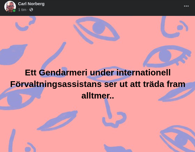 Alltmer Framträdande Internationellt Förvaltningsassisterat Gendarmeri