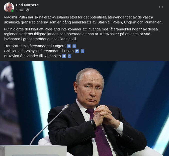 Gränsacceptanssignalerande Ryssland