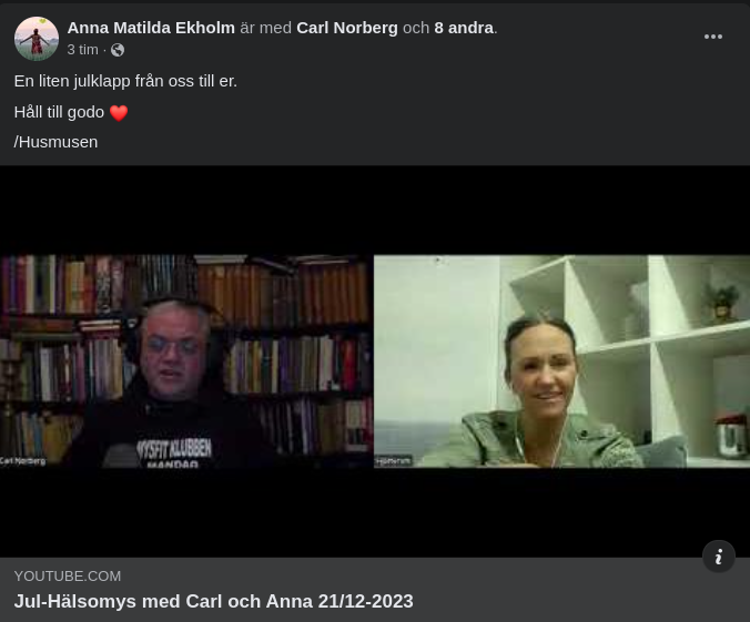 Hälsomys 2023 12 21