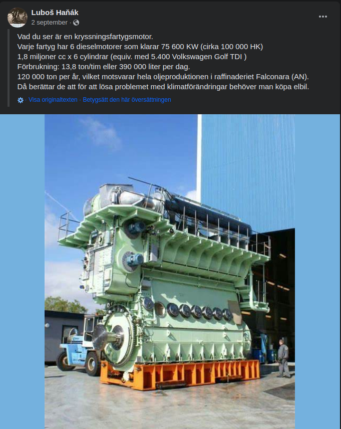 Bränsleförbrukande Motor