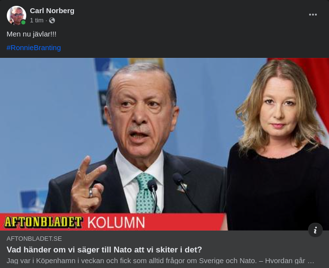 Natoskitande I Aftonslasket