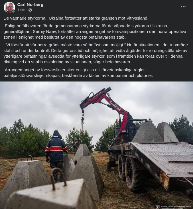 Ukrainsk Vitrysslandsgränsstärkning