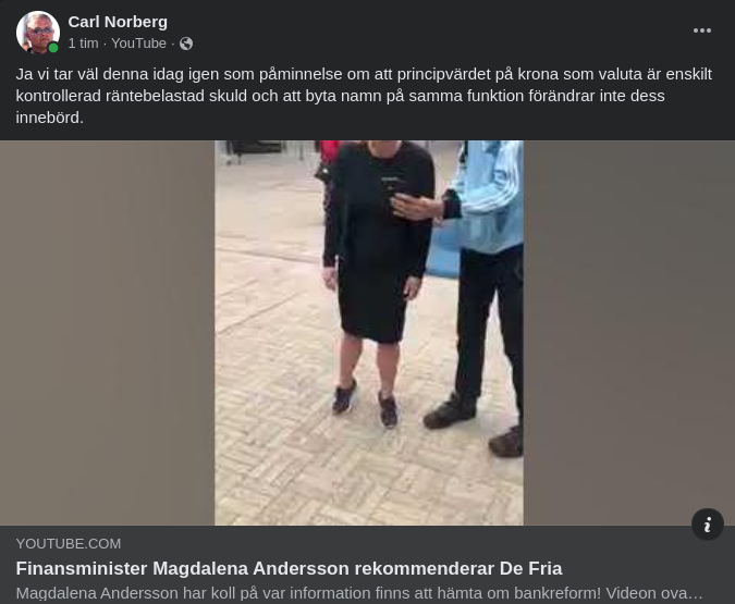 Monetärmekaniskt Rekommenderande Finansminister