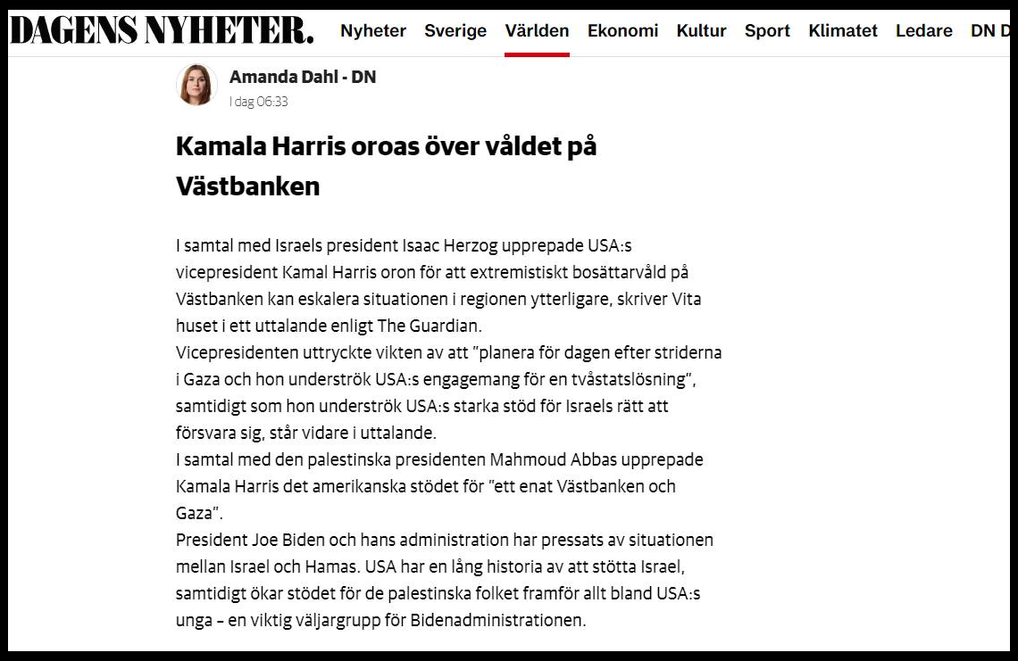 Västbanksvåldsoroad Harris