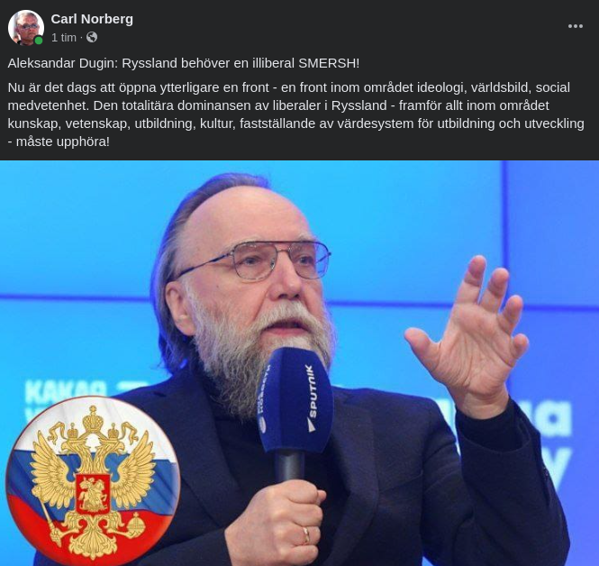 Dugin Om Ryskt Behov