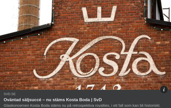 Patent, Licensavgifter & Royalties..