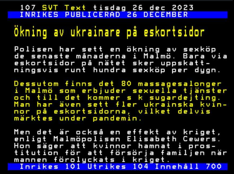 Prostituerade & Krigsförolyckade Ukrainare