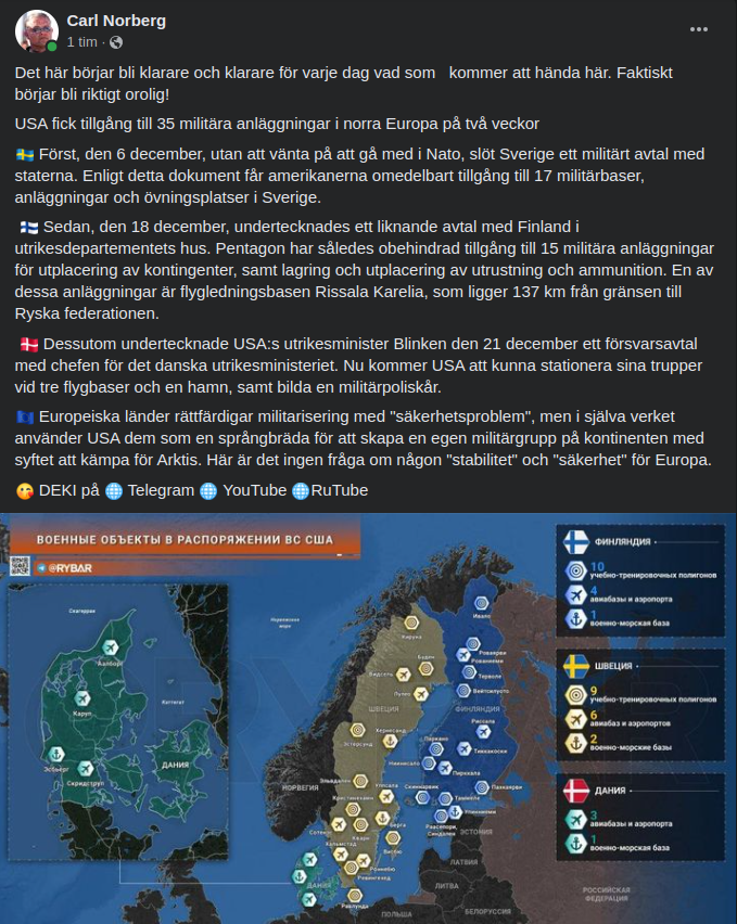 Amerikansk Militär & Skandinavien
