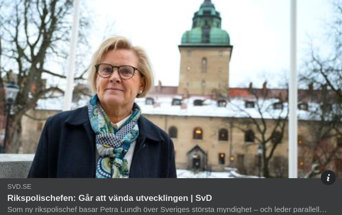 Utvecklingsförändringstroende Rikspolischef