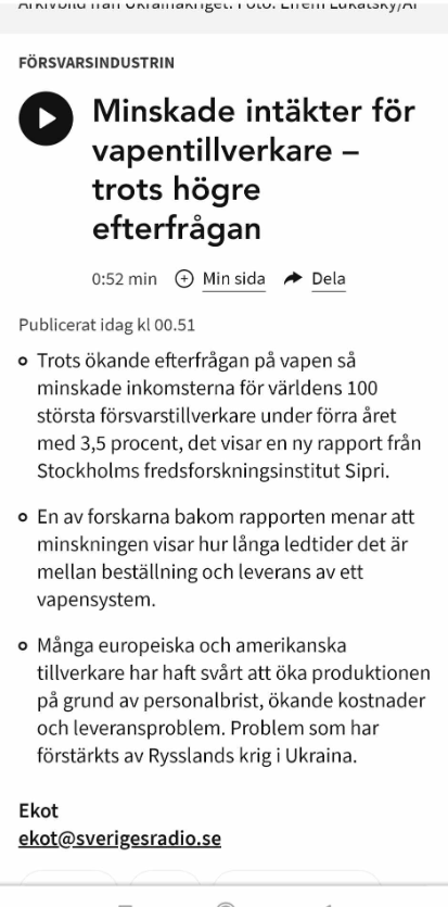 Hög Efterfrågan & Minskade Intäkter