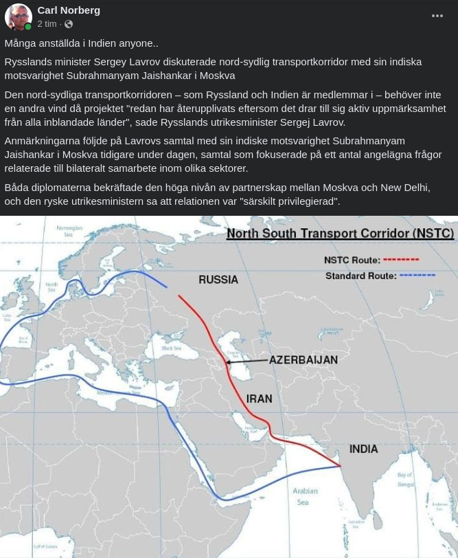 Nord-Sydlig Transportkorridor