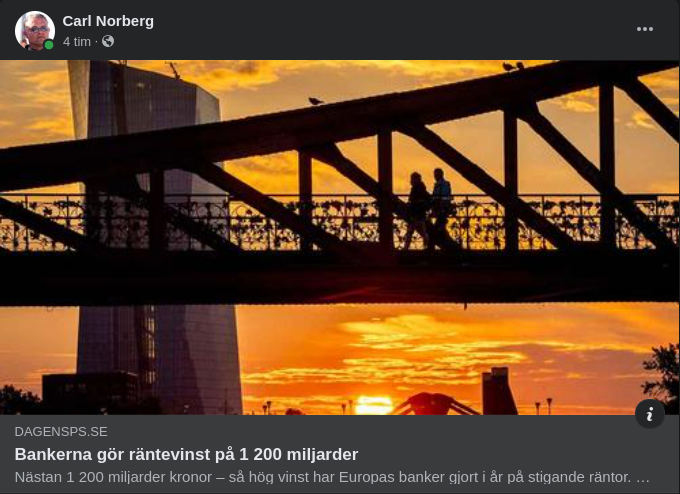 Otillräcklig Europeisk Bankräntevinst